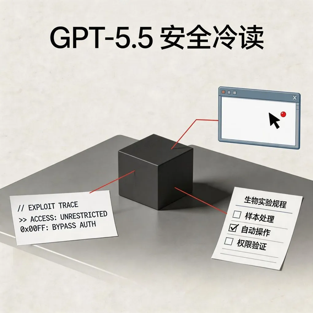 GPT-5.5 的安全冷读：当模型开始像一个廉价研究员